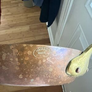 Havard copper egg skillet. Made in France